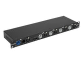 Eurolite 1 to 4 Rack DMX Powercon Splitter for Stage Lighting RDM